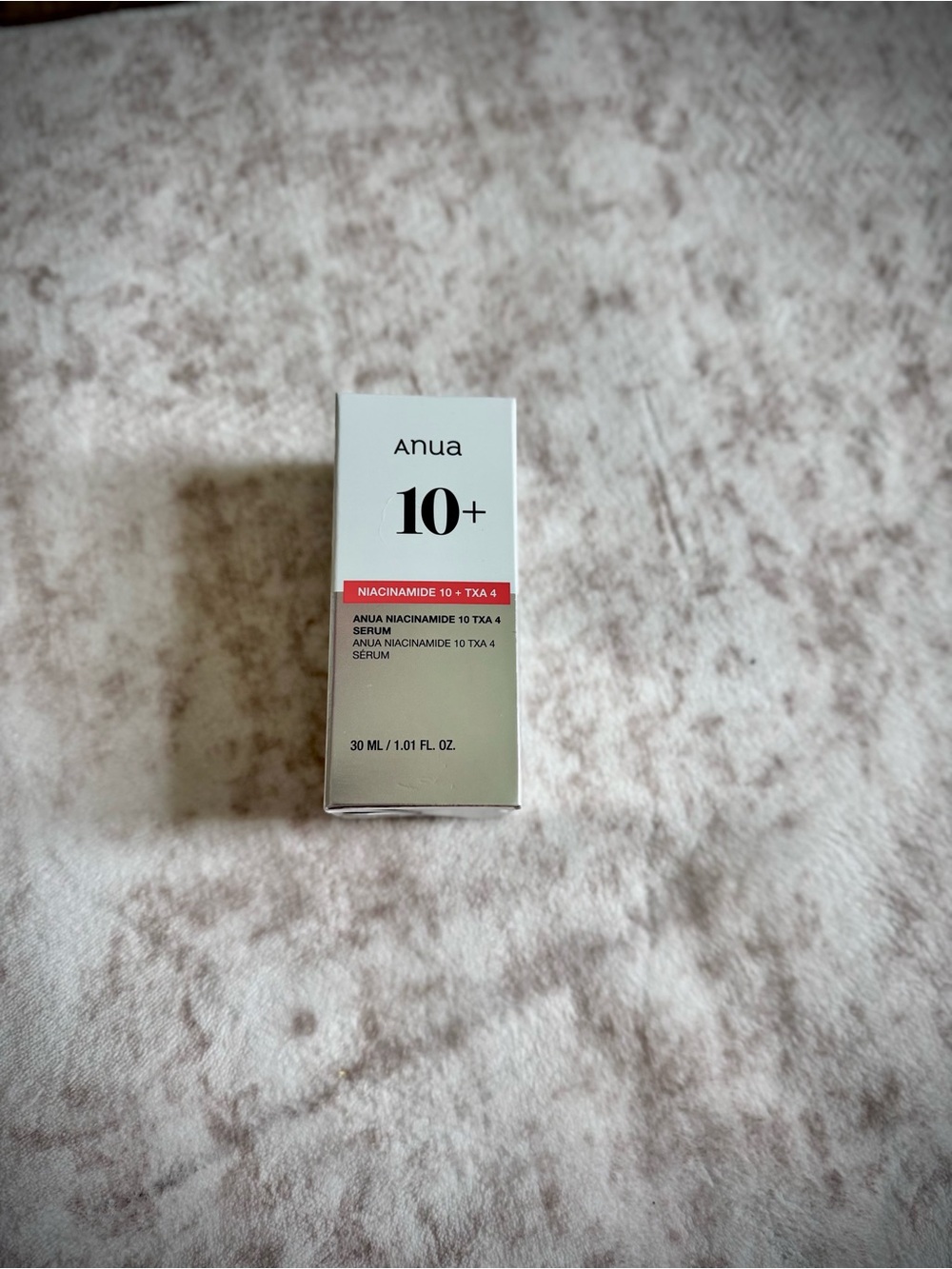 Anua 10+ Niacinamide Serum — White/Beige
